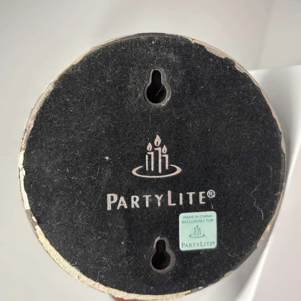 PartyLite Global Fusion Candle Holder Mosaic Glass Pair Of Wall Sconce Retired - Picture 7 of 7